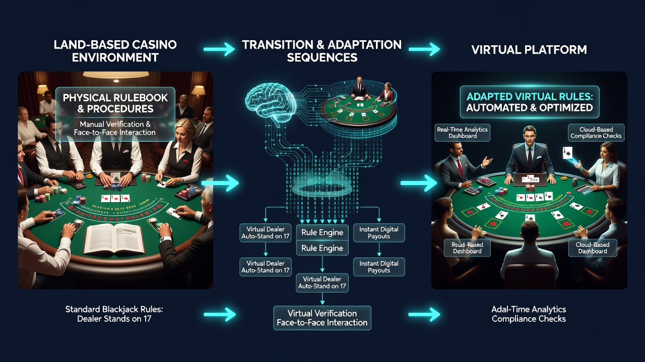 Digitale Blackjack-Software-Schnittstelle mit Regelparametern und Simulationsdaten