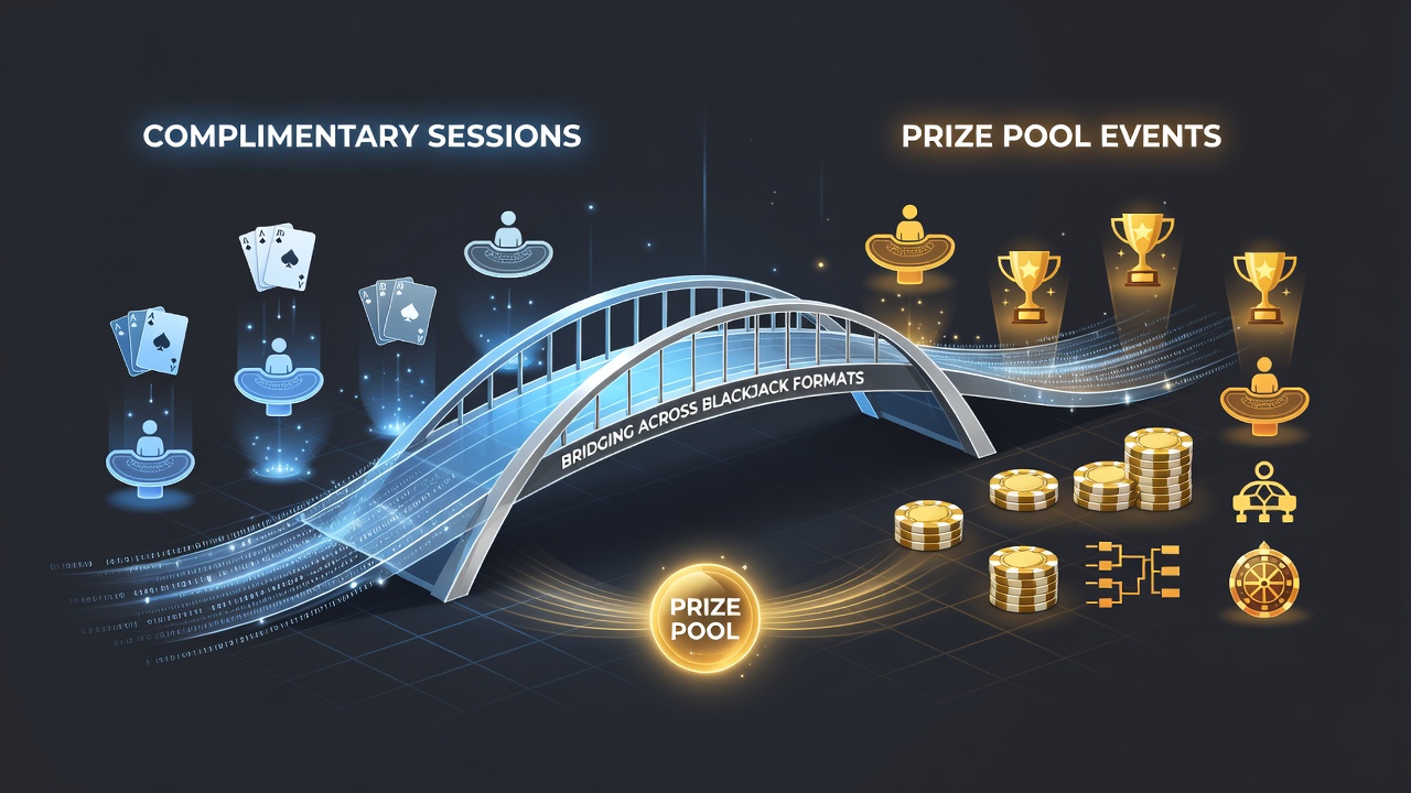 Blackjack-Tische mit Preisgeld-Events in einem Casino