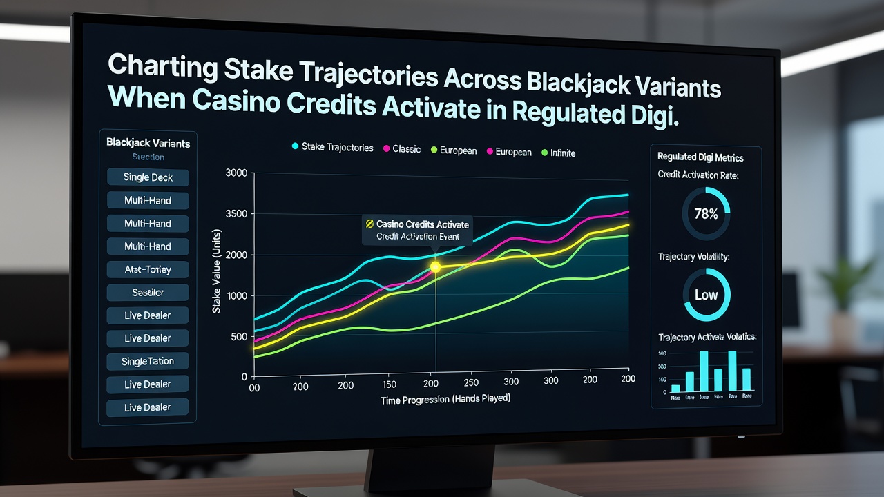 Diagramm illustriert Einsatzveränderungen nach Credit-Aktivierung in verschiedenen Blackjack-Varianten