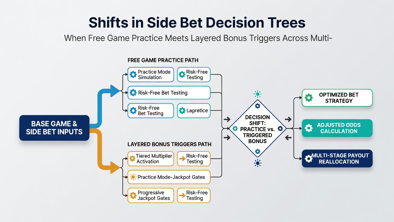 Multi-table blackjack event with bonus triggers and side bet adjustments